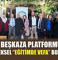 Muğla Beşkaza Platformu'ndan 3. Geleneksel 'Eğitimde Vefa' buluşması