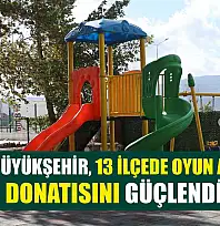 Muğla Büyükşehir, 13 İlçede Oyun Alanı ve Peyzaj Donatısını Güçlendiriyor