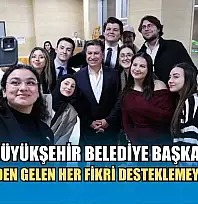 Muğla Büyükşehir Belediye Başkanı Aras: 'Gençlerden Gelen Her Fikri Desteklemeye Hazırız'