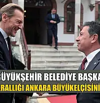 Muğla Büyükşehir Belediye Başkanı Aras Belçika Krallığı Ankara Büyükelçisini ağırladı