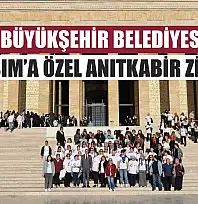 Muğla Büyükşehir Belediyesi'nden 10 Kasım'a Özel Anıtkabir Ziyareti