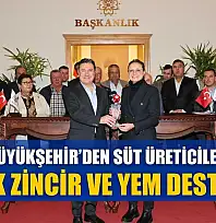 Muğla Büyükşehir'den süt üreticilerine soğuk zincir ve yem desteği