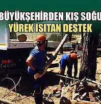 Muğla Büyükşehirden Kış Soğuğunda Yürek Isıtan Destek