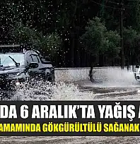 Muğla'da 6 Aralık'ta Yağış Alarmı: 13 İlçenin Tamamında Gökgürültülü Sağanak Bekleniyor