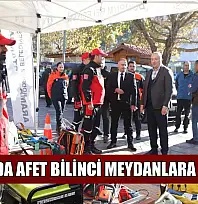Muğla'da afet bilinci meydanlara taşındı
