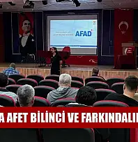 Muğla'da afet bilinci ve farkındalık eğitimi