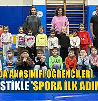 Muğla'da Anasınıfı öğrencileri cimnastikle spora ilk adım dedi