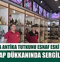 Muğla'da antika tutkunu esnaf eski eşyaları kasap dükkanında sergiliyor