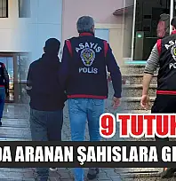 Muğla'da aranan şahıslara geçit yok: 9 tutuklama
