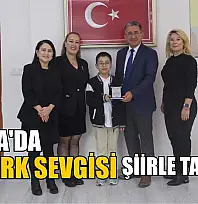 Muğla'da Atatürk sevgisi şiirle taçlandı