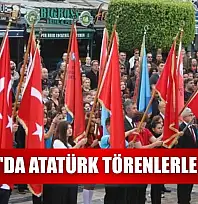 Muğla'da Atatürk, törenlerle anıldı