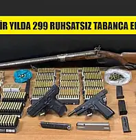 Muğla'da bir yılda 299 ruhsatsız tabanca ele geçirildi