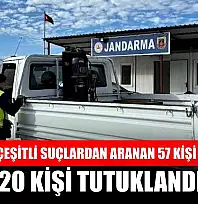 Muğla'da çeşitli suçlardan aranan 57 kişi yakalandı, 20 kişi tutuklandı