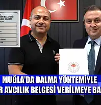Muğla'da Dalma Yöntemiyle Amatör Avcılık Belgesi verilmeye başlandı