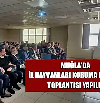 Muğla'da İl Hayvanları Koruma Kurulu toplantısı yapıldı