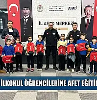 Muğla'da ilkokul öğrencilerine afet eğitimi verildi