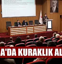 Muğla'da kuraklık alarmı