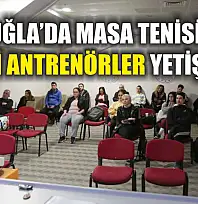 Muğla'da masa tenisinde yeni antrenörler yetişiyor