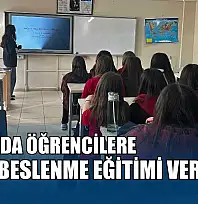 Muğla'da öğrencilere temel beslenme eğitimi veriliyor