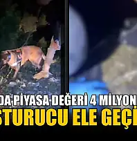Muğla'da piyasa değeri 4 milyon TL olan uyuşturucu ele geçirildi