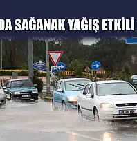 Muğla'da sağanak yağış etkili oluyor