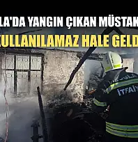 Muğla'da yangın çıkan müstakil ev kullanılamaz hale geldi