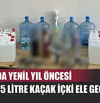 Muğla'da yenil yıl öncesi 1 ton 235 litre kaçak içki ele geçirildi