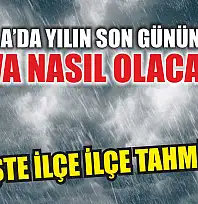 Muğla'da Yılın Son Gününde Hava Nasıl Olacak? İşte İlçe İlçe Tahminler