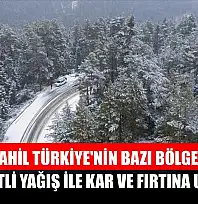Muğla dahil Türkiye'nin bazı bölgeleri için kuvvetli yağış ile kar ve fırtına uyarısı