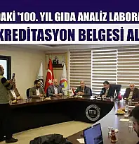 Muğla'daki '100. Yıl Gıda Analiz Laboratuvarı' akreditasyon belgesi aldı