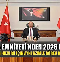 Muğla Emniyeti'nden 2026 Mesajı: 'Muğla'nın huzuru için aynı azimle görev başındayız'