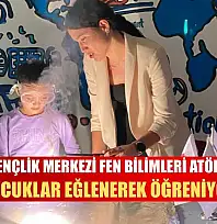 Muğla Gençlik Merkezi Fen Bilimleri Atölyesi'nde çocuklar eğlenerek öğreniyor
