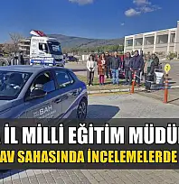 Muğla İl Milli Eğitim Müdürü Çay, MTSK sınav sahasında incelemelerde bulundu