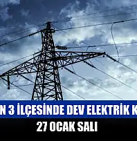Muğla'nın 3 ilçesinde dev elektrik kesintisi! 27 Ocak Salı 2026