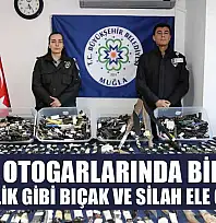 Muğla otogarlarında bir yılda cephanelik gibi bıçak ve silah ele geçirildi