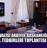 Muğla Valisi Akbıyık Başkanlığında yeni yıl tedbirleri toplantısı yapıldı