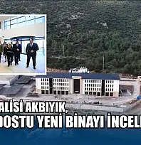 Muğla Valisi Akbıyık, çevre dostu yeni binayı inceledi