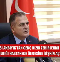 Muğla Valisi Akbıyık'tan genç kızın zehirlenme şüphesiyle kaldırıldığı hastanede ölmesine ilişkin açıklama