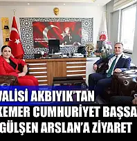 Muğla Valisi Akbıyık'tan Seydikemer Cumhuriyet Başsavcısı Gülşen Arslan'a Ziyaret