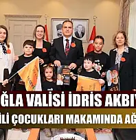 Muğla Valisi İdris Akbıyık, Lösemili Çocukları Makamında Ağırladı