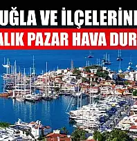 Muğla ve İlçelerinde 14 Aralık Pazar Hava Durumu   
