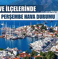 Muğla ve İlçelerinde 18 Aralık Perşembe Hava Durumu