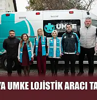 Muğla'ya UMKE lojistik aracı takviyesi