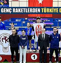 Muğlalı genç raketlerden Türkiye derecesi