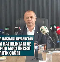 Muğlaspor Başkanı Kıyanç'tan stadyum hazırlıkları ve Elazığspor maçı öncesi kritik çağrı