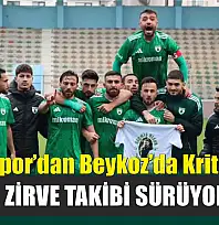 Muğlaspor'dan Beykoz'da Kritik Zafer: Zirve Takibi Sürüyor