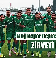 Muğlaspor deplasmanda zirveyi kaptı