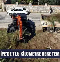 MUSKİ Fethiye'de 71,5 kilometre dere temizliği yaptı