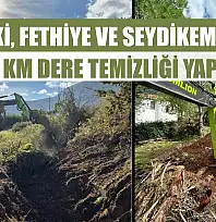 MUSKİ, Fethiye ve Seydikemer'de 77 km dere temizliği yaptı