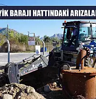 MUSKİ, Geyik Barajı hattındaki arızaları giderdi